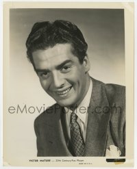 4d969 VICTOR MATURE  8x10.25 still 1940s great 20th Century-Fox studio portrait early in his career!