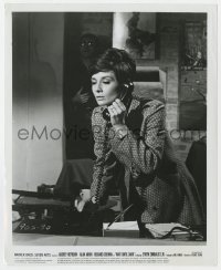 4d972 WAIT UNTIL DARK  8x10 still 1967 blind Audrey Hepburn with phone, Alan Arkin lurking behind!
