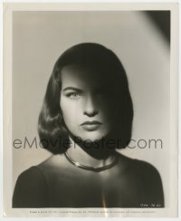 4d976 WEB  8x10 still 1947 incredible head & shoulders portrait of sexy Ella Raines in the shadows!