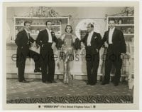 4d988 WONDER BAR  8x10.25 still 1934 Al Jolson, Dolores Del Rio, Dick Powell & Cortez posed portrait!