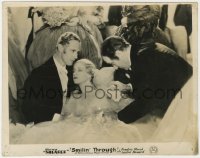 4d866 SMILIN' THROUGH  English FOH LC 1932 Leslie Howard holding unconscious Norma Shearer!