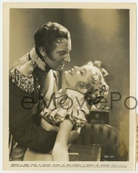 4d160 BECKY SHARP  8x10 still 1935 romantic c/u of Miriam Hopkins & Alan Mowbray embracing!