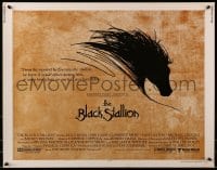 4f511 BLACK STALLION 1/2sh 1979 Kelly Reno, Teri Garr, Carroll Ballard, great horse artwork!