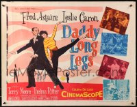 4f547 DADDY LONG LEGS 1/2sh 1955 art of Fred Astaire in formal wear dancing w/Leslie Caron!