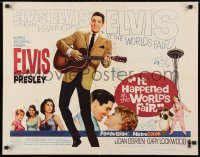4f617 IT HAPPENED AT THE WORLD'S FAIR 1/2sh 1963 Elvis Presley swings higher than the Space Needle!