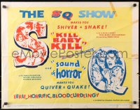 4f629 KILL BABY KILL/SOUND OF HORROR 1/2sh 1967 shiver shake quiver quake double-bill!
