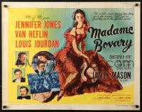 4f662 MADAME BOVARY style B 1/2sh 1949 Jennifer Jones, Van Heflin, Louis Jourdan, James Mason