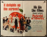 4f695 POCKETFUL OF MIRACLES 1/2sh 1962 Frank Capra, artwork of Glenn Ford, Bette Davis & more!