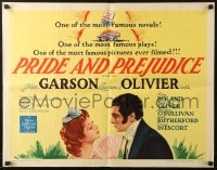 4f699 PRIDE & PREJUDICE 1/2sh R1962 Laurence Olivier & Greer Garson, from Jane Austen's novel!
