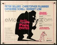 4f712 RETURN OF THE PINK PANTHER 1/2sh 1975 Peter Sellers as Inspector Jacques Clouseau!