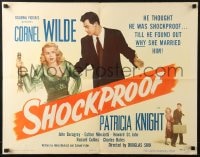 4f734 SHOCKPROOF 1/2sh 1949 Cornel Wilde, directed by Douglas Sirk, written by Sam Fuller!
