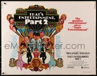 4f758 THAT'S ENTERTAINMENT PART 2 style C 1/2sh 1975 Fred Astaire, Gene Kelly & MGM greats by Peak!