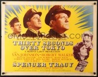 4f762 THIRTY SECONDS OVER TOKYO 1/2sh 1944 Spencer Tracy, Robert Walker, Van Johnson, Thaxter!