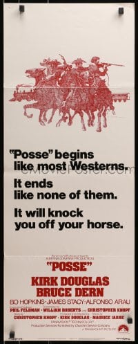 4f186 POSSE insert 1975 Kirk Douglas, it begins like most westerns but ends like none of them
