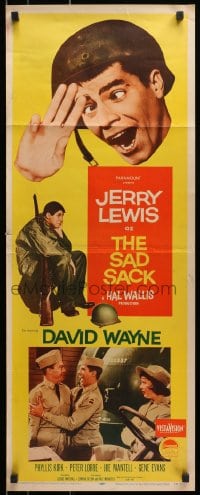 4f202 SAD SACK insert 1958 wacky cross-eyed Jerry Lewis in the Foreign Legion!