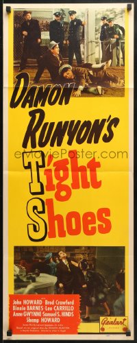 4f240 TIGHT SHOES insert R1940s Binnie Barnes, from Damon Runyon story, different image with Shemp!