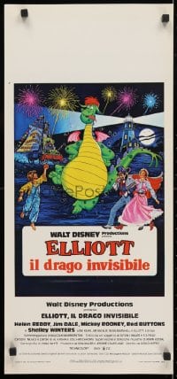 4f938 PETE'S DRAGON Italian locandina 1978 Walt Disney animation/live action, different montage of Elliott!