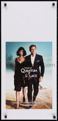 4f945 QUANTUM OF SOLACE advance Italian locandina 2008 Daniel Craig as James Bond, Olga Kurylenko!