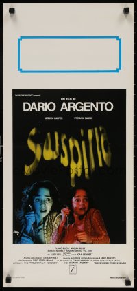 4f967 SUSPIRIA Italian locandina 1977 Argento horror, Mario de Berardinis art, yellow title!