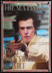 4f333 GREAT ROCK 'N' ROLL SWINDLE Japanese 1990 Sex Pistols' punk Sid Vicious pointing gun!