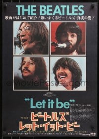 4f364 LET IT BE Japanese 1970 Beatles, John Lennon, Paul McCartney, Ringo Starr, George Harrison!