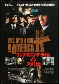 4f401 ONCE UPON A TIME IN AMERICA Japanese 1984 Sergio Leone, Robert De Niro, James Woods in hats!