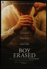 4g572 BOY ERASED teaser DS 1sh 2018 Joel Edgerton, Lucas Hedges in the title role, Kidman, Crowe!