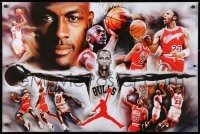 4g266 MICHAEL JORDAN 24x36 commercial poster 1990s legendary Chicago Bulls basketball star!