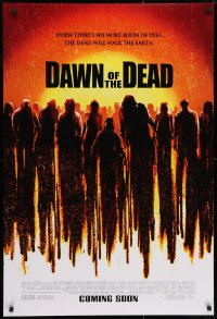 4g616 DAWN OF THE DEAD advance DS 1sh 2004 Sarah Polley, Ving Rhames, Jake Weber, remake!
