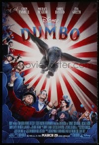 4g633 DUMBO advance DS 1sh 2019 Tim Burton Walt Disney live action adaptation of the classic movie!