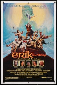 4g639 ERIK THE VIKING 1sh 1989 Tim Robbins in the title role w/John Cleese, Terry Jones directed!