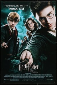 4g698 HARRY POTTER & THE ORDER OF THE PHOENIX IMAX DS 1sh 2007 Radcliffe, experience it in 3D!