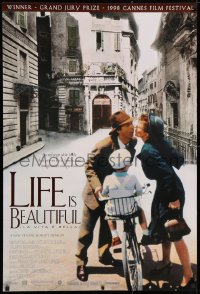 4g752 LIFE IS BEAUTIFUL 1sh 1998 Roberto Benigni's La Vita e bella, Nicoletta Braschi