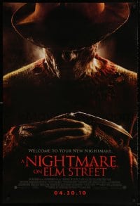 4g806 NIGHTMARE ON ELM STREET int'l advance DS 1sh 2010 image of Jackie Earle Haley as Kreuger!
