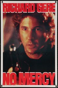 4g810 NO MERCY teaser 1sh 1986 Kim Bassinger, cool close-up of undercover Chicago cop Richard Gere!