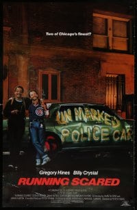 4g878 RUNNING SCARED reproduction poster 1986 Gregory Hines & Billy Crystal are Chicago's finest!