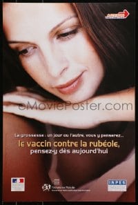 4g400 LE VACCIN CONTRE LA RUBEOLE 16x24 French special poster 2000s vaccinate against rubella virus!