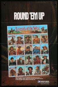 4g401 LEGENDS OF THE WEST 24x36 special poster 1994 Sacagawea, Chief Joseph, Kit Caron, and more!