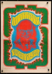 4g015 MORRISON FOR MAYOR 14x20 political campaign 1967 psychedelic art Wes Wilson art!