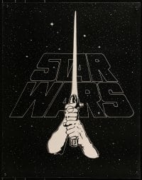 4g464 STAR WARS 22x28 special poster 1977 George Lucas classic, art of hands & lightsaber bootleg!
