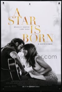 4g908 STAR IS BORN advance DS 1sh 2018 Bradley Cooper stars and directs, romantic image w/Lady Gaga!