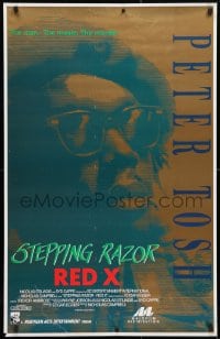 4g922 STEPPING RAZOR RED X 26x40 1sh 1992 biography of Jamaican reggae musician Peter Tosh!