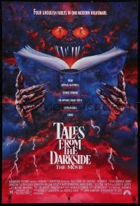 4g935 TALES FROM THE DARKSIDE 1sh 1990 George Romero & Stephen King, creepy art of demon!