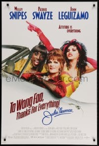 4g949 TO WONG FOO THANKS FOR EVERYTHING JULIE NEWMAR DS 1sh 1995 drag queens Snipes, Swayze, Leguizamo!