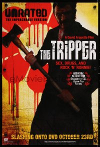 4g212 TRIPPER 14x20 video poster 2006 Sex, Drugs, and Rock 'n' Ronnie, David Arquette directed!