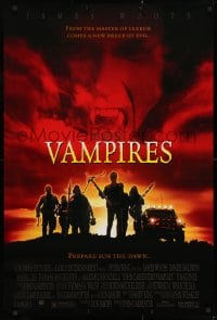 4g968 VAMPIRES 1sh 1998 John Carpenter, James Woods, cool vampire hunter image!