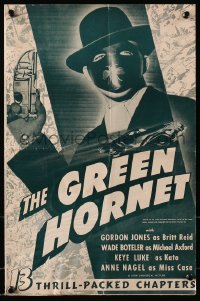 4j280 GREEN HORNET pressbook 1939 Universal comic super hero serial adaptation, ultra rare!