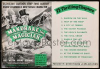4j288 MANDRAKE THE MAGICIAN pressbook 1939 Black Magic and great art by Glenn Cravath, rare!