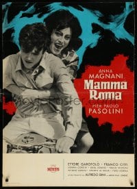 4k049 MAMMA ROMA Italian 27x37 pbusta 1962 directed by Pier Paolo Pasolini, Anna Magnani!