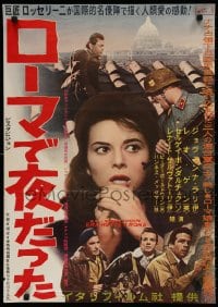 4k063 ESCAPE BY NIGHT Japanese 1960 Roberto Rossellini, different montage of top stars, very rare!